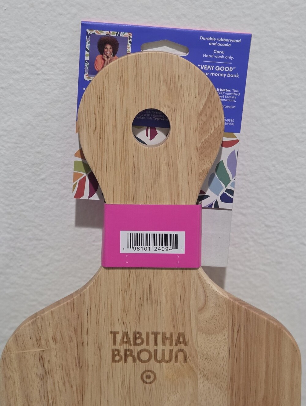 Tabitha Brown for Target Afro Pick Shaped Wood Cutting Board - Picture 6 of 7